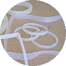 Joints transparents découpés